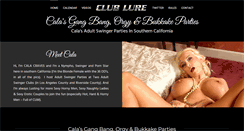 Desktop Screenshot of clublure.com